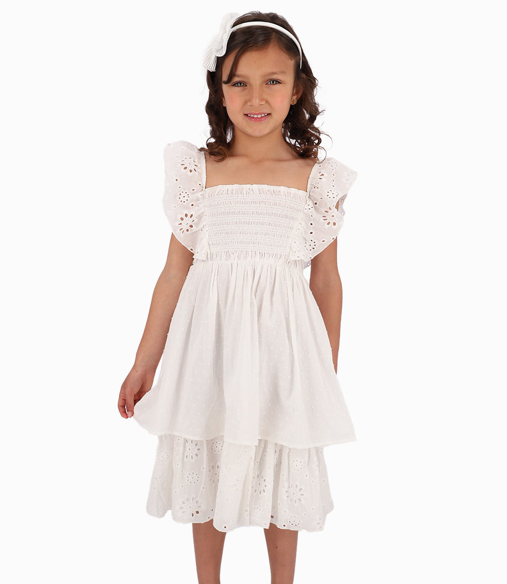 Vestido Con Capas Niña
