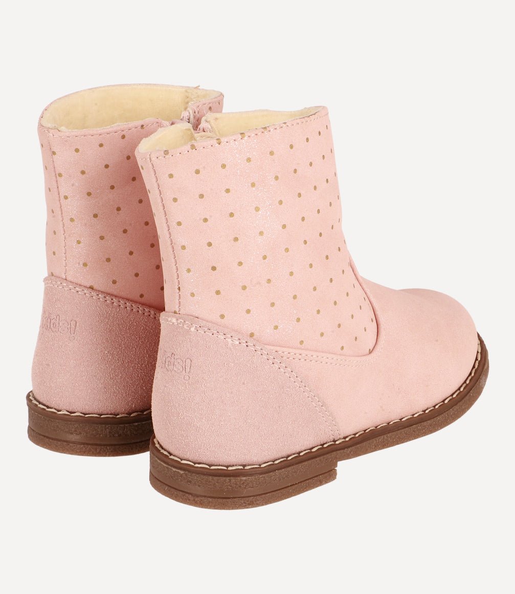 Bota Golden Dots Bebé Rosado 4 Kids