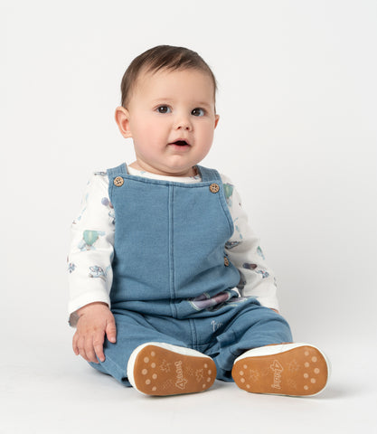 Jardinera recién nacido con body