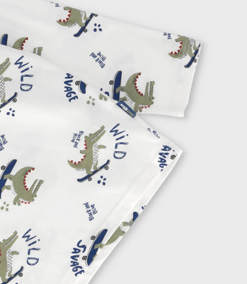 Polera niño wild 2 años / Blanco