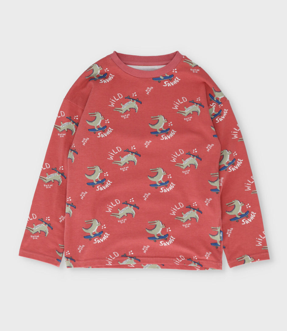 Polera niño wild 2 años / Café