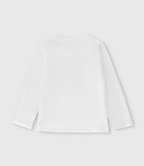 Polera niño shark fun 2 años / Blanco