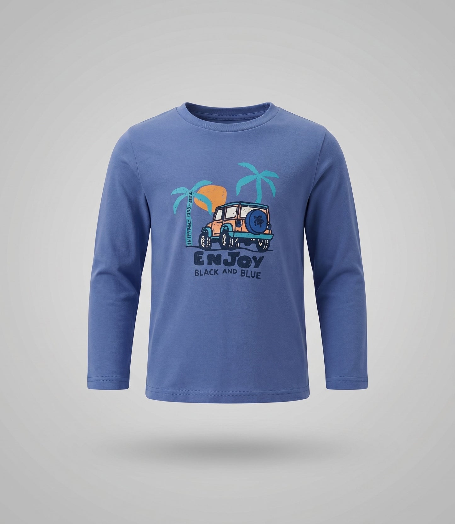 Polera niño enjoy 2 años / Azul