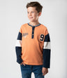 Polera niño bicolor