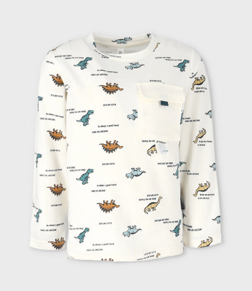 Polera niño con dinosaurios