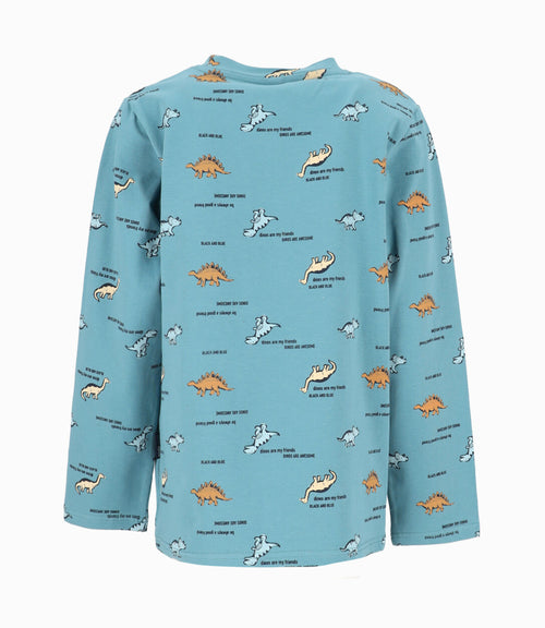 Polera niño con dinosaurios 2 años / Petróleo