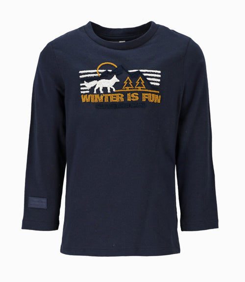 Polera niño con diseño 2 años / Azul Marino