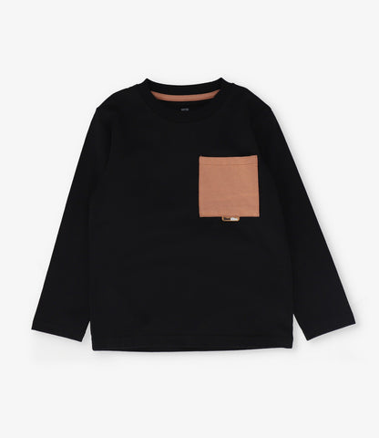 Polera niño con bolsillo