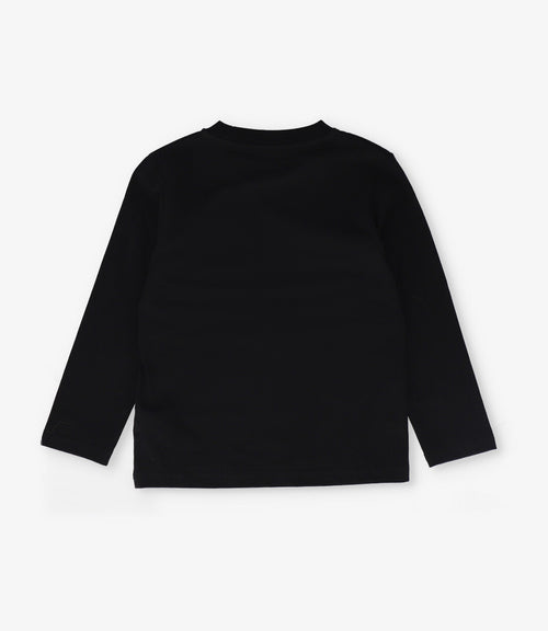 Polera niño con bolsillo 2 años / Negro