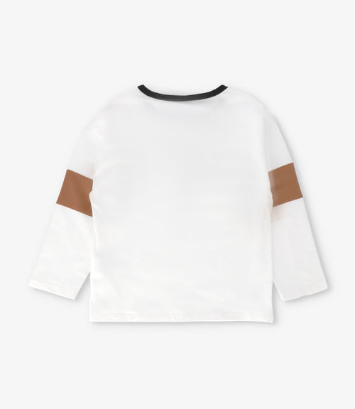 Polera niño good vibes 2 años / Crudo