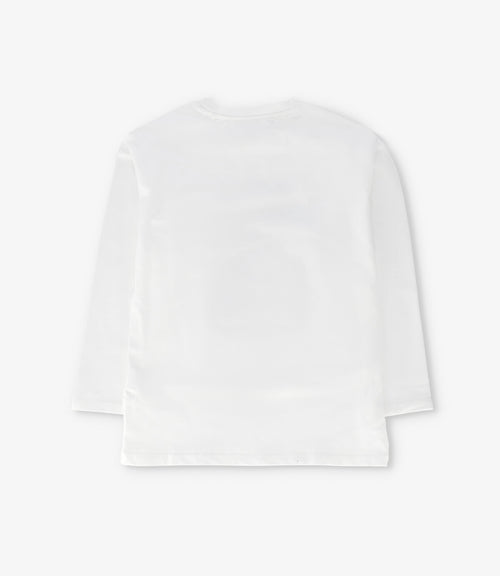 Polera niño con oso 2 años / Crudo