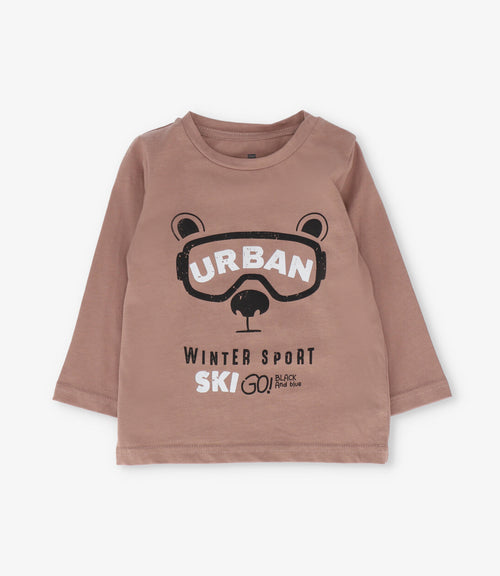 Polera niño urban 2 años / Café