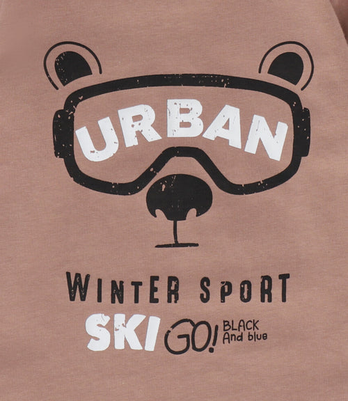 Polera niño urban 2 años / Café