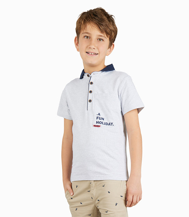 Polera Niño De Ocasión 2 años / Blanco