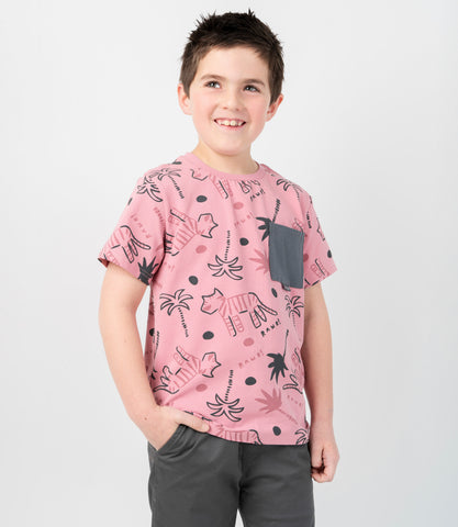 Polera niño con estampado