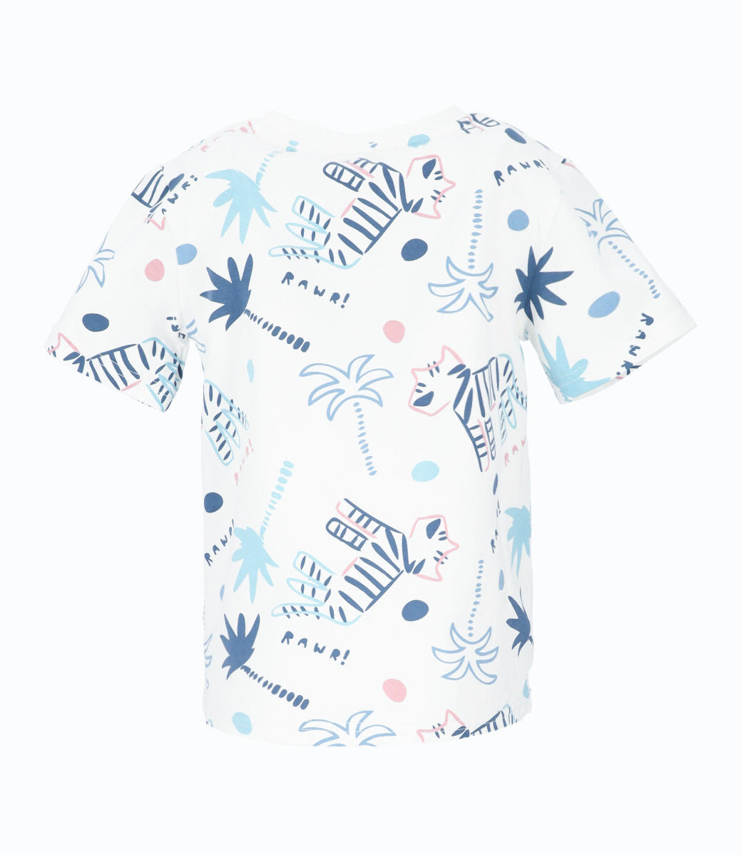 Polera niño con estampado 2 años / Blanco