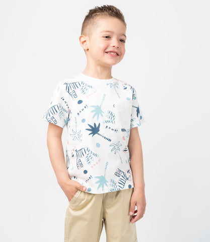 Polera niño con estampado