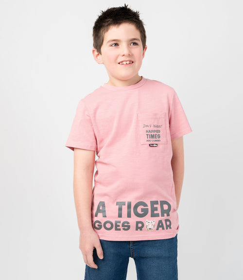 Polera niño long fit 2 años / Rosado