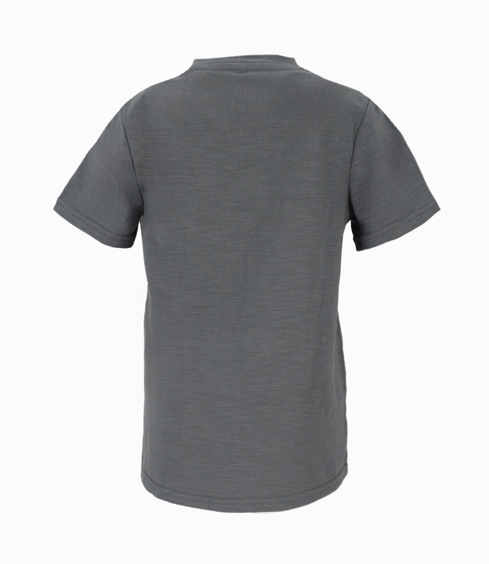 Polera niño long fit 2 años / Gris