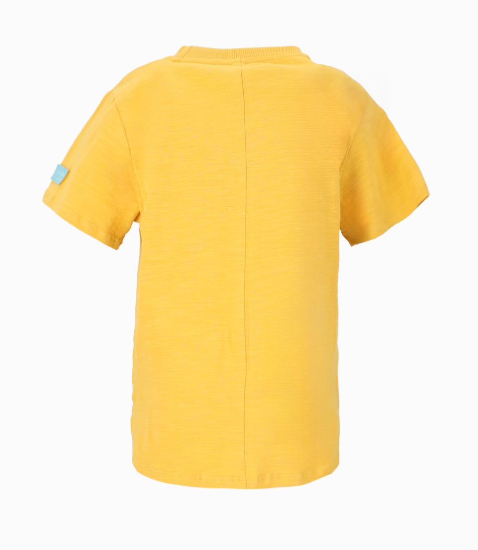 Polera niño con palmeras 2 años / Mostaza