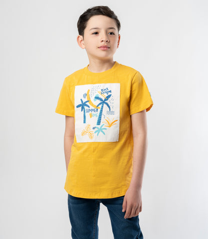 Polera niño con palmeras