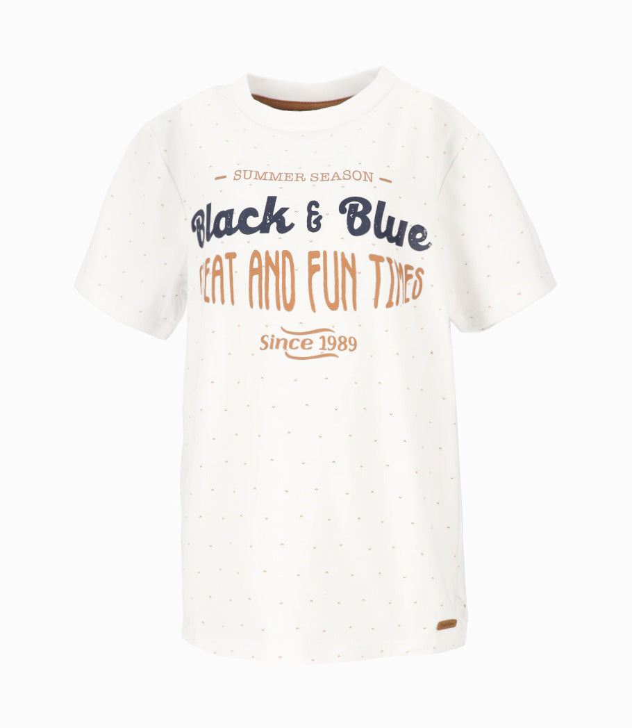 Polera niño con diseño 2 años / Blanco