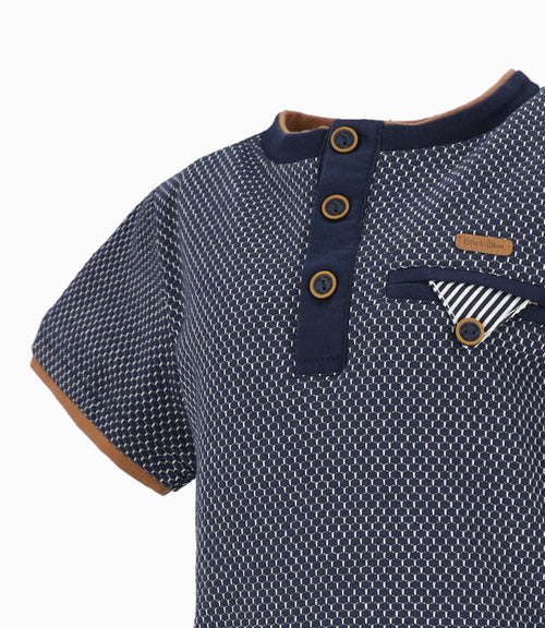 Polera niño de ocasión 2 años / Azul Marino