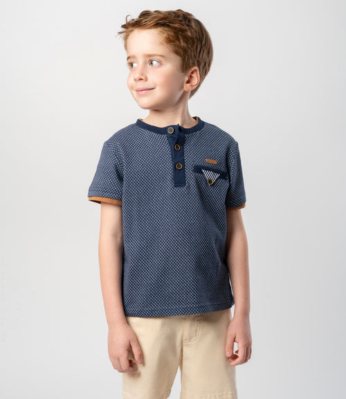 Polera niño de ocasión 2 años / Azul Marino