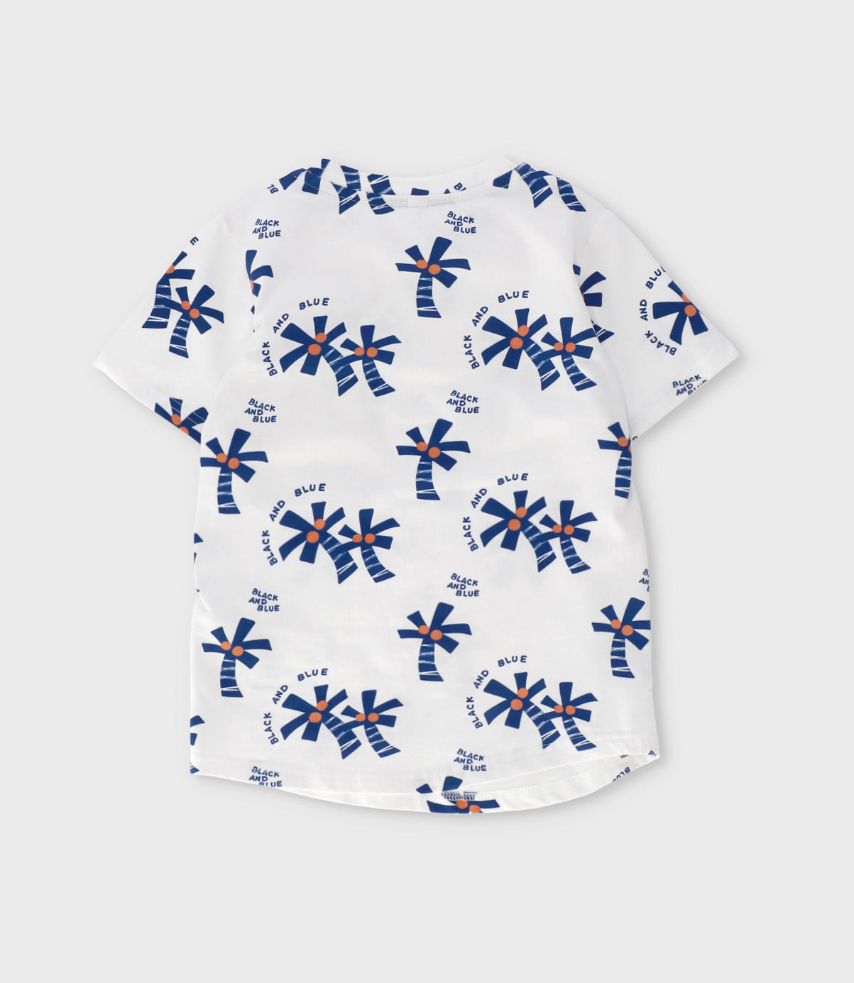 Polera niño con palmeras 2 años / Naranjo