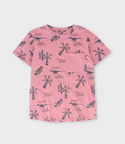 Polera niño dinos