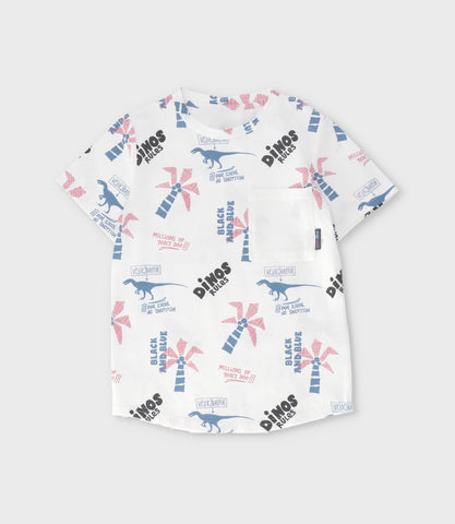 Polera niño dinos