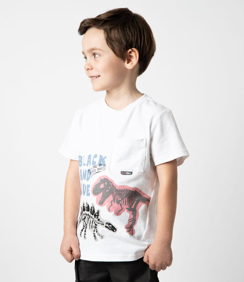 Polera niño con diseño 2 años / Blanco