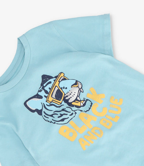 Polera niño con tigre 2 años / Menta