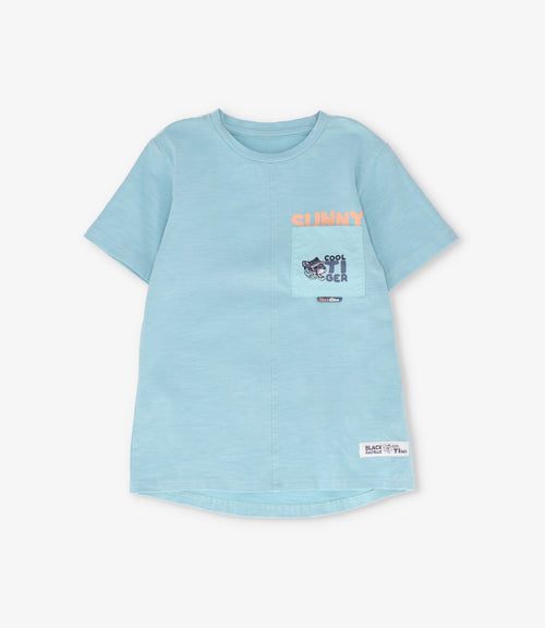 Polera niño cool tiger 2 años / Menta