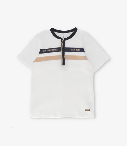 Polera niño con botones