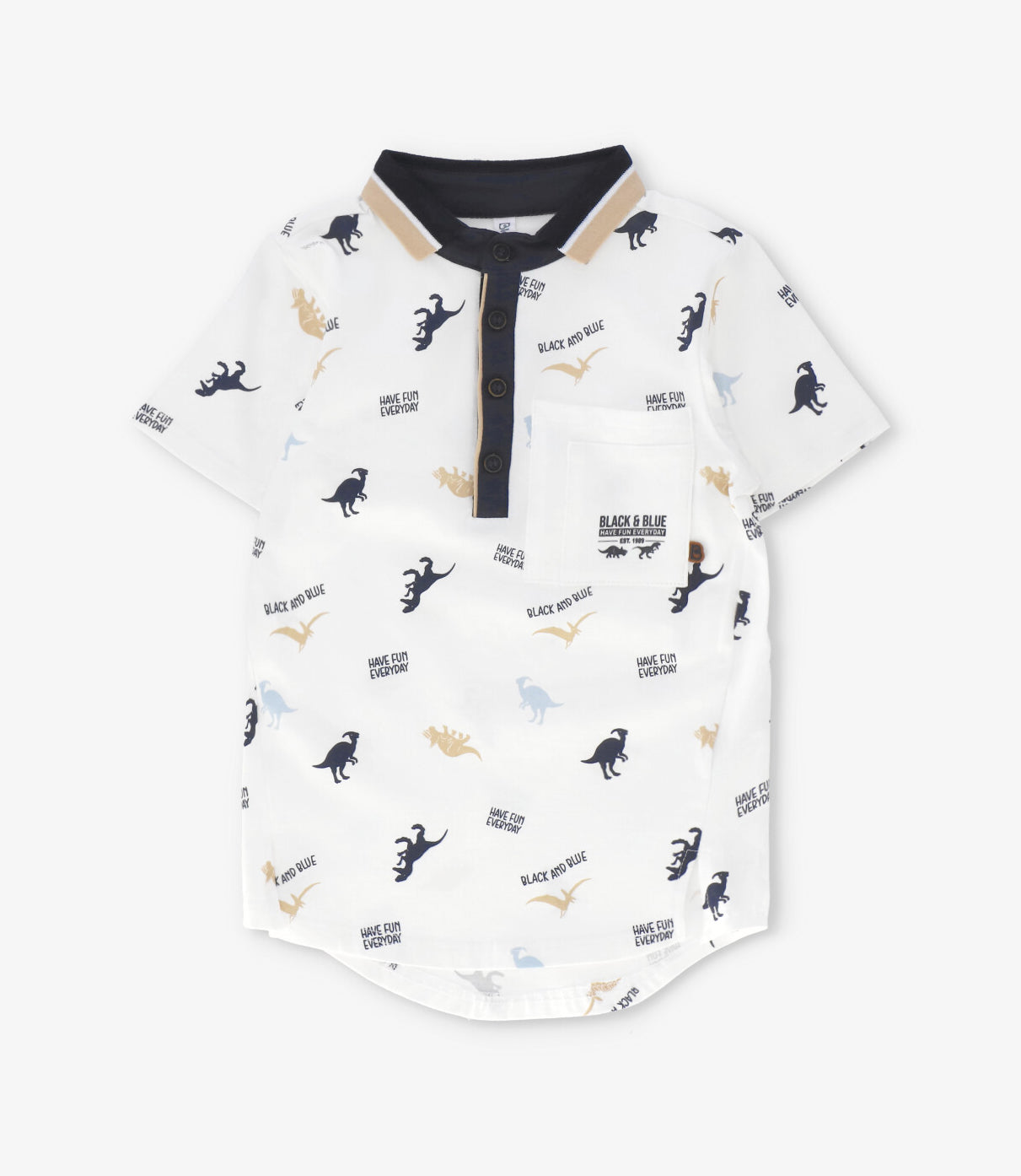 Polera niño con diseño 2 años / Blanco