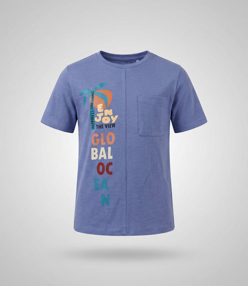 Polera niño enjoy 2 años / Azul