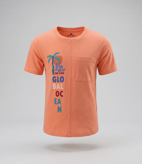 Polera niño enjoy 2 años / Naranjo