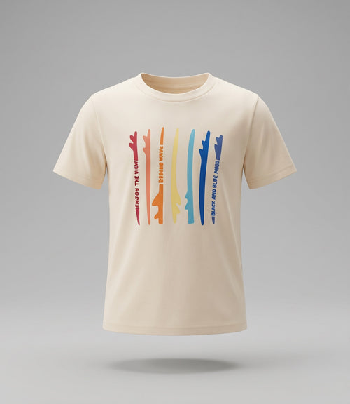 Polera niño diseño 2 años / Crudo