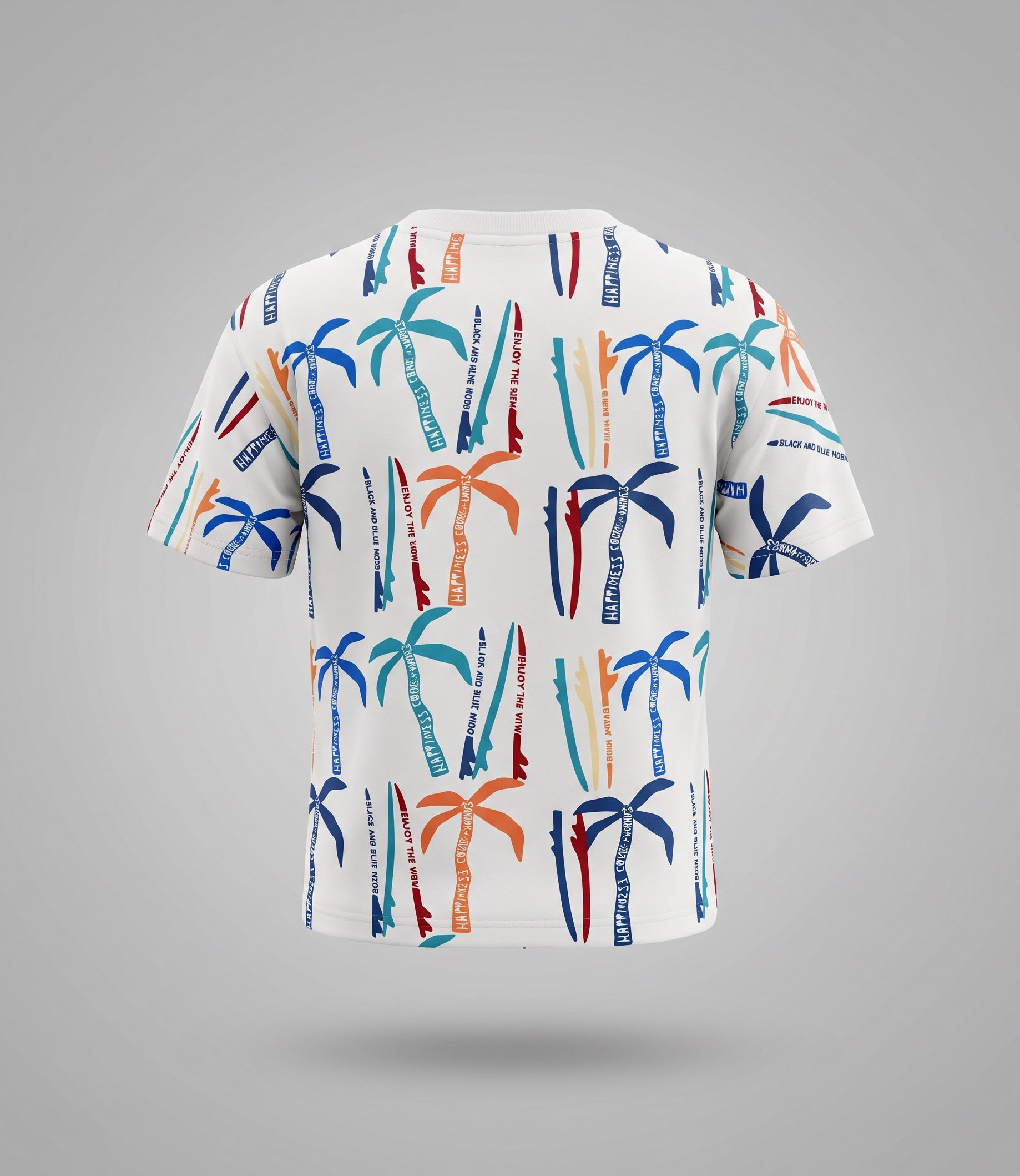 Polera niño palmeras 2 años / Crudo