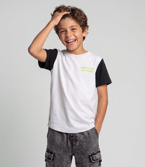 Polera niño summer 2 años / Crudo