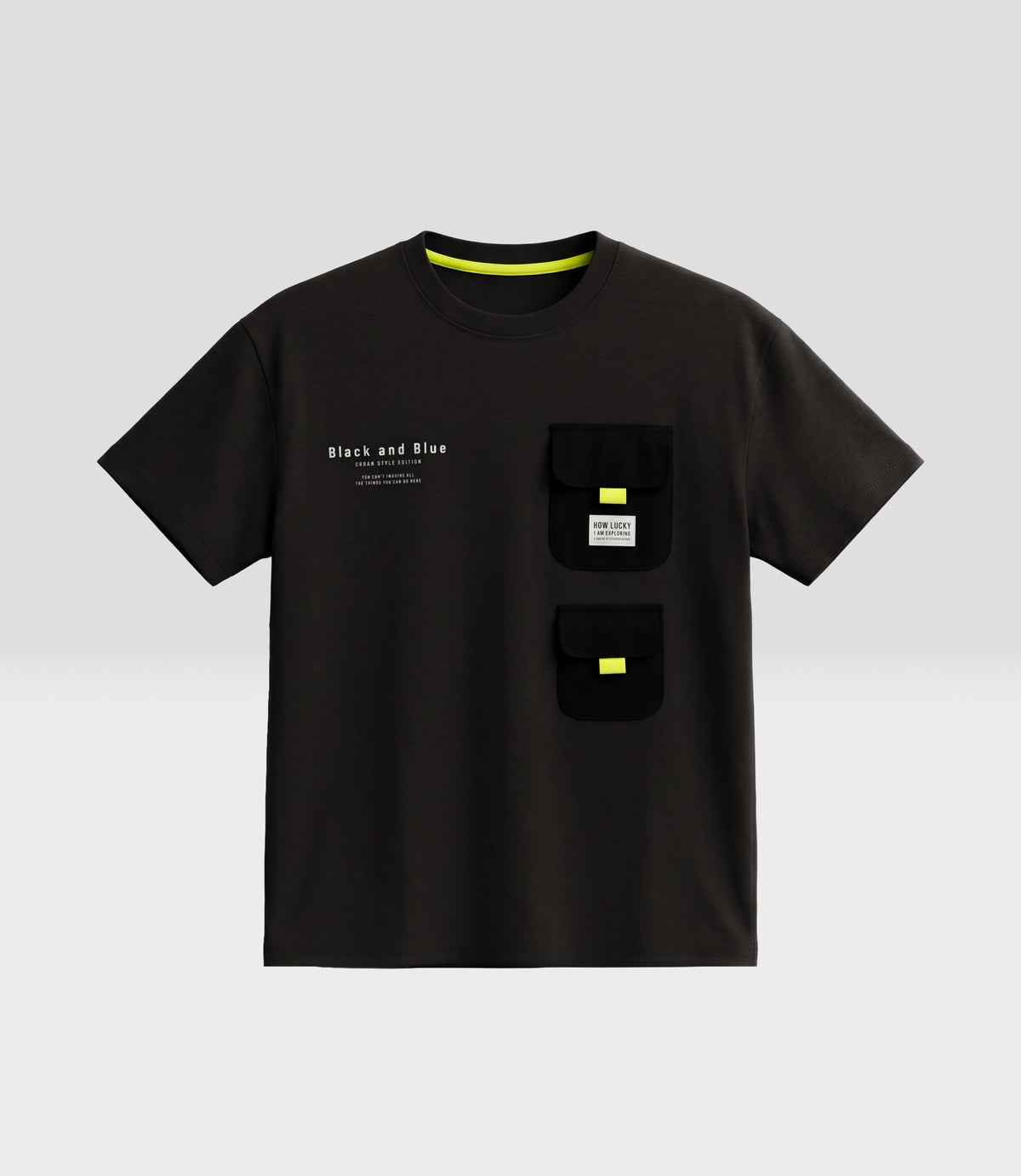 Polera niño cargo 2 años / Gris