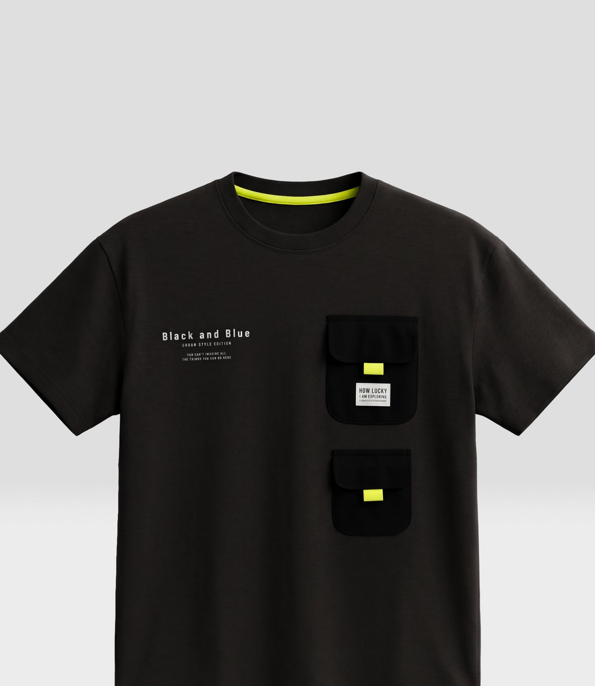 Polera niño cargo 2 años / Gris