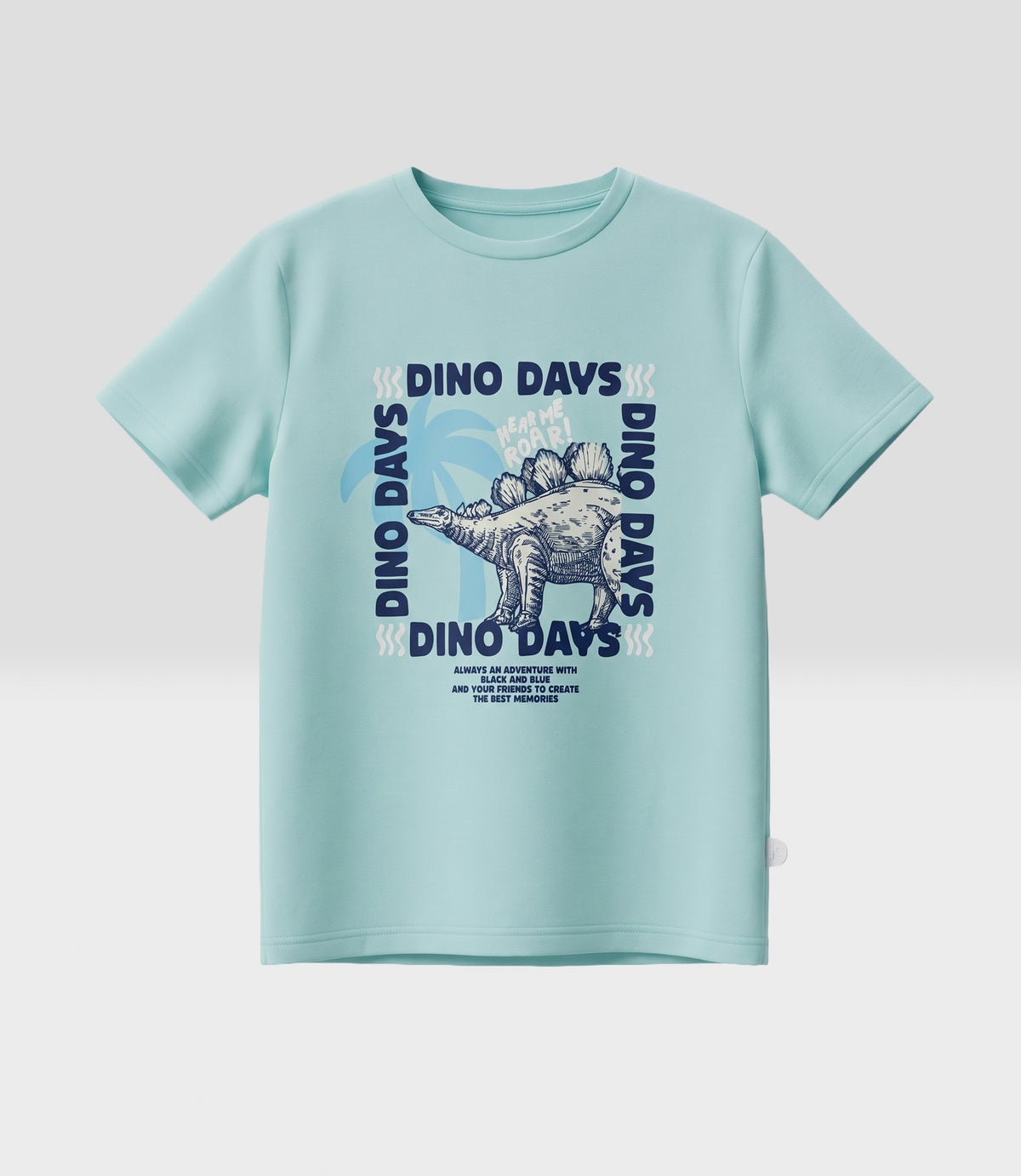 Polera niño dino days 2 años / Celeste