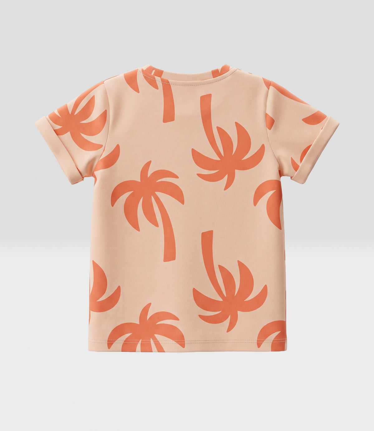 Polera niño palmeras 2 años / Naranjo