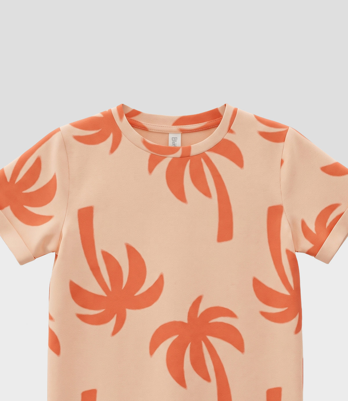Polera niño palmeras 2 años / Naranjo