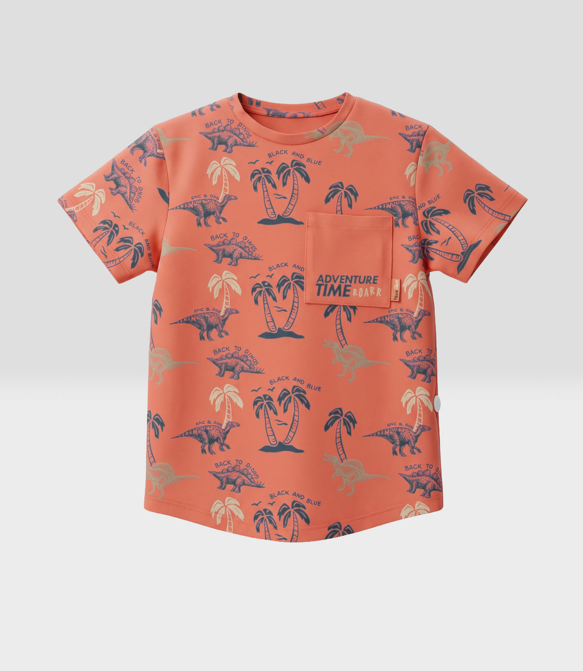 Polera niño adventure time 2 años / Naranjo