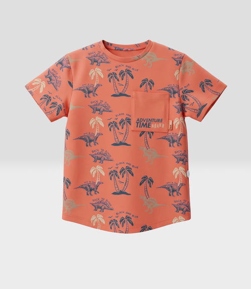 Polera niño adventure time 2 años / Naranjo