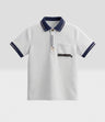 Polera niño piqué con bolsillo