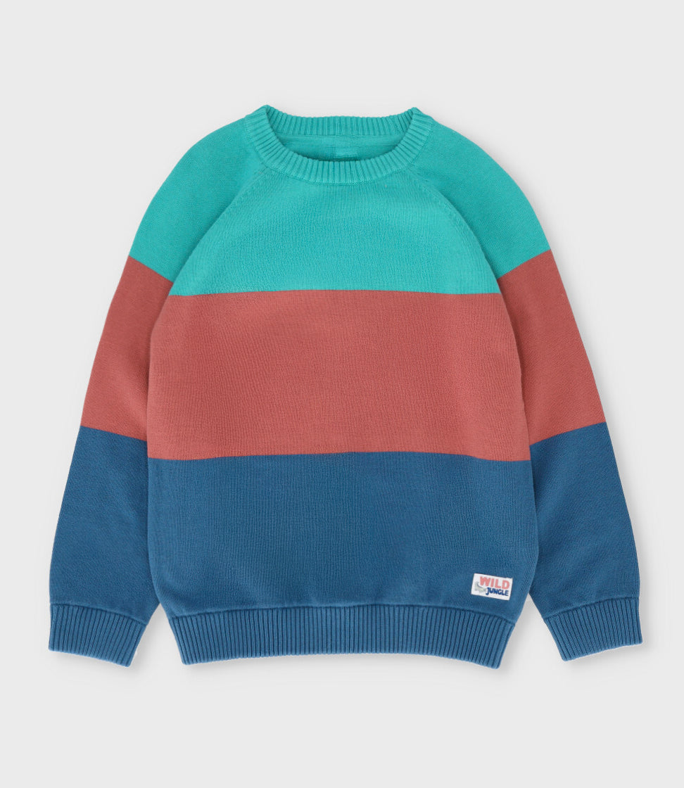 Chaleco niño tejido 2 años / Menta